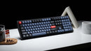 Keychron Q6 QMK Custom Mechanical Fully Assembled Swappable RGB Backlight Keyboard - Carbon Black (Gateron G Pro Brown Switch) (Q6C3)