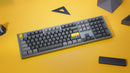 Keychron Q6 QMK Custom Mechanical Fully Assembled Swappable RGB Backlight Keyboard - Silver Grey (Gateron G Pro Red Switch) (Q6D1)