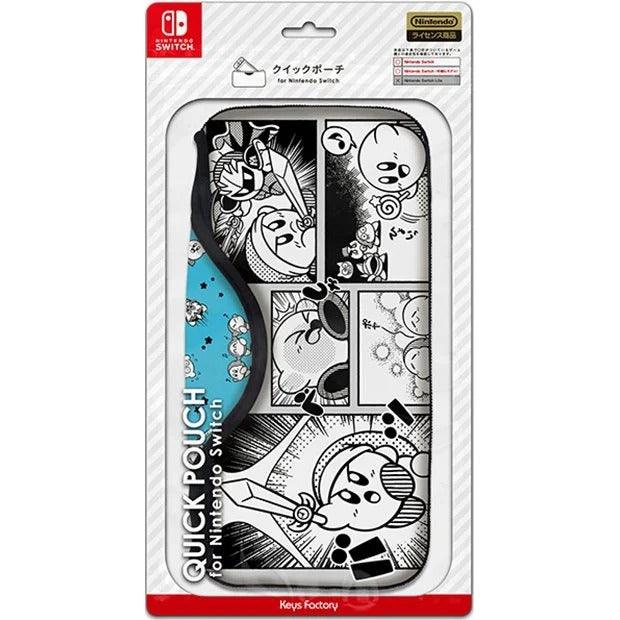 KEYS NSW FACTORY KIRBY STAR QUICK POUCH KIRBYS COMIC PANIC FOR NINTENDO SWITCH (CQP-013-2) - DataBlitz