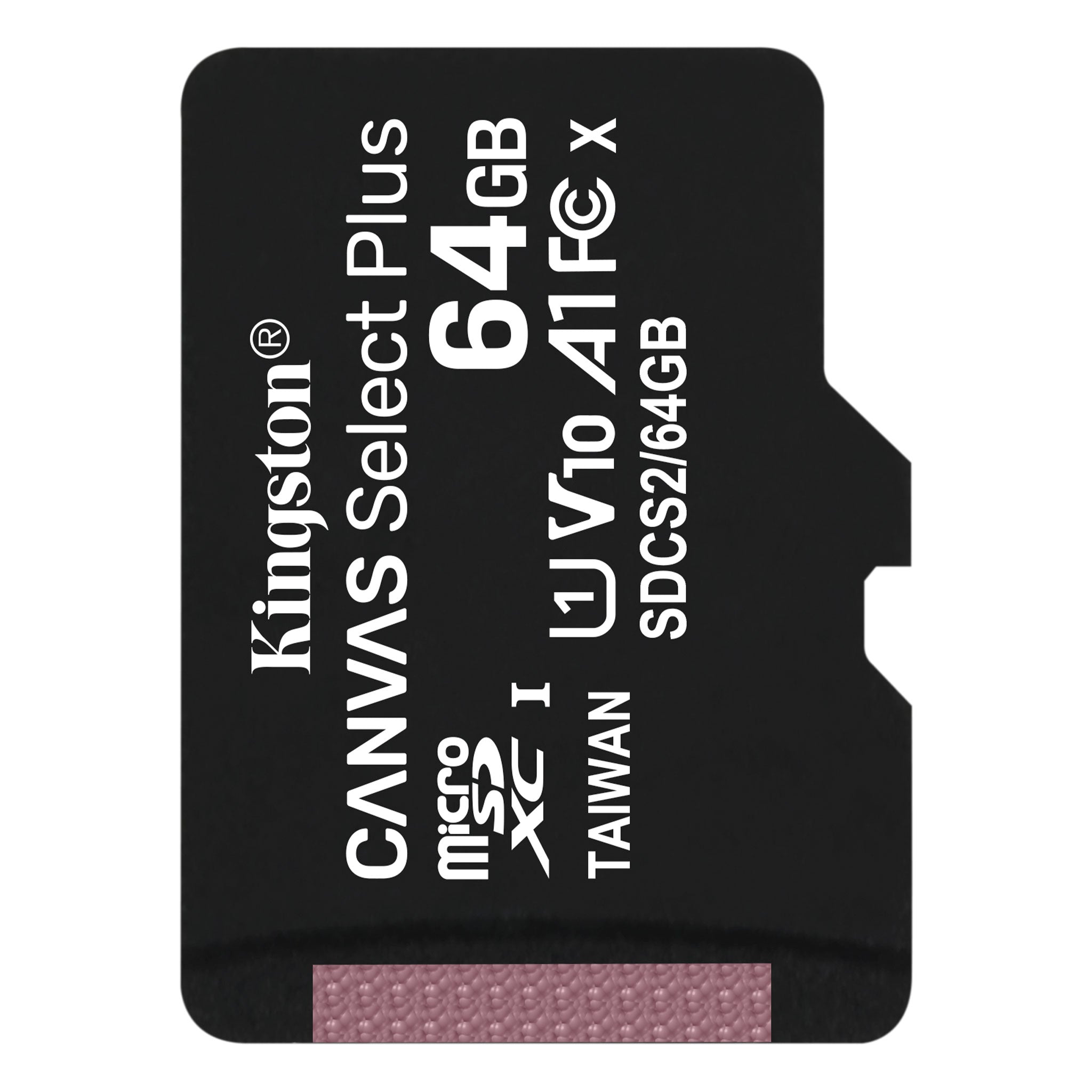 Kingston Canvas Select Plus 64GB 100MB/S MicroSD Memory Card