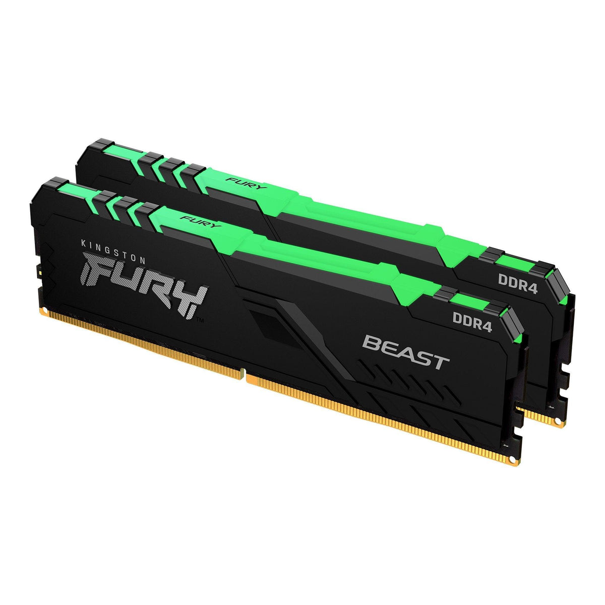 Kingston Fury Beast 16GB DDR4 RGB 3600MHZ Memory (Kit Of 2) (KF436C17BBAK2/16) - DataBlitz