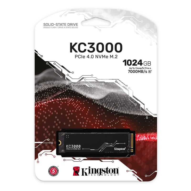 KINGSTON KC3000 PCIE 4.0 NVME M.2 1024GB SSD (SKC3000S/1024G) - DataBlitz