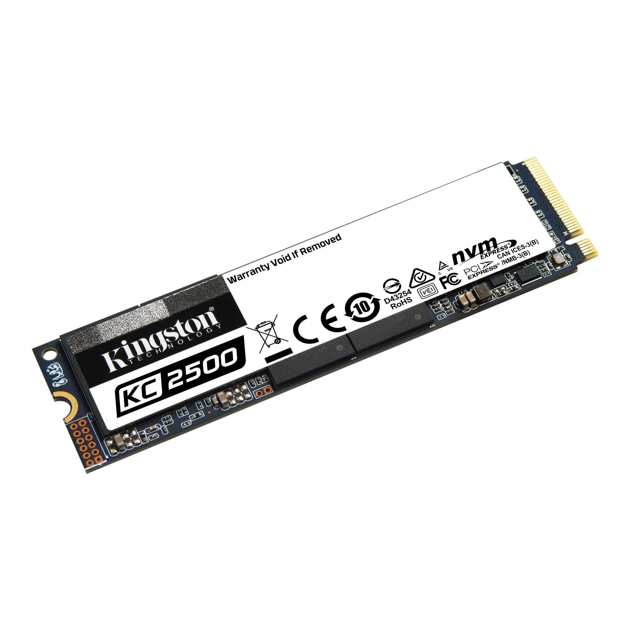 KINGSTON KC2500 1TB NVME PCIE GEN 3.0 X 4 LANES INTERNAL SSD (SKC2500M8/1000G) - DataBlitz