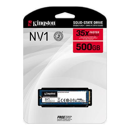Kingston NV1 NVMe PCIe M.2 500GB SSD (SNVS/500G) - DataBlitz