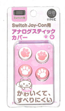 IINE NSW ANALOG CAPS FOR JOY-CON PINK/WHITE CAT PAW (L331) - DataBlitz