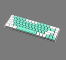 Redragon Castor Pro Wired/2.4G/BT 68-Keys RGB Gaming Keyboard - Yellow Switch (Green/White) (K631RGB-PRO-GW) - DataBlitz