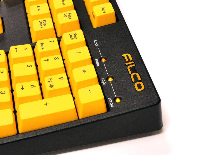 Filco Majestouch 2 Yellow Keycap Fullsize Keyboard (Blue Switch) - DataBlitz