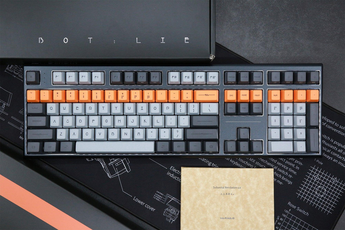 Varmilo VBM108 Bot Lie Mechanical Keyboard (Varmilo EC Rose V2) (A01A003B0A4A01A005) - DataBlitz