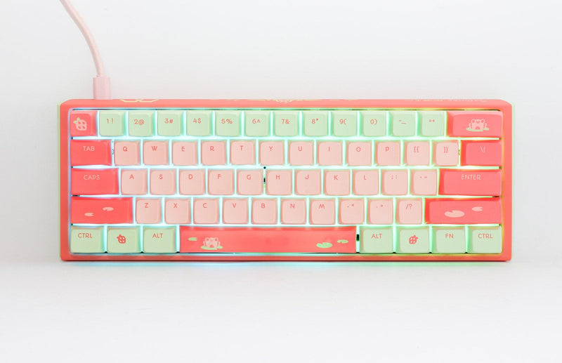 Ducky X MK Strawberry Frog One 3 Mini Hotwap RGB Mechanical Keyboard (Cherry RGB Brown) (DKON2161ST-BUSPHSFTPGC1) - DataBlitz