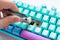 Ducky One 3 SF Frozen Llama RGB Double-Shot PBT Mechanical Keyboard