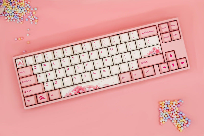 DUCKY MIYA PRO SAKURA V2 MECHANICAL KEYBOARD (CHERRY MX BROWN) (A17A027A2A2A01A024) - DataBlitz