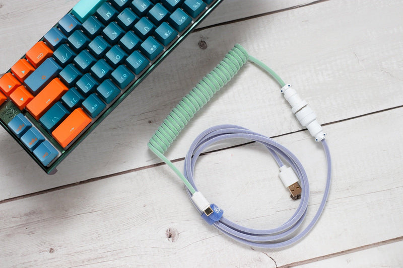 Ducky Iris Edition Premicord Coiled Keyboard Cable (DKCC-IRCNC1) - DataBlitz