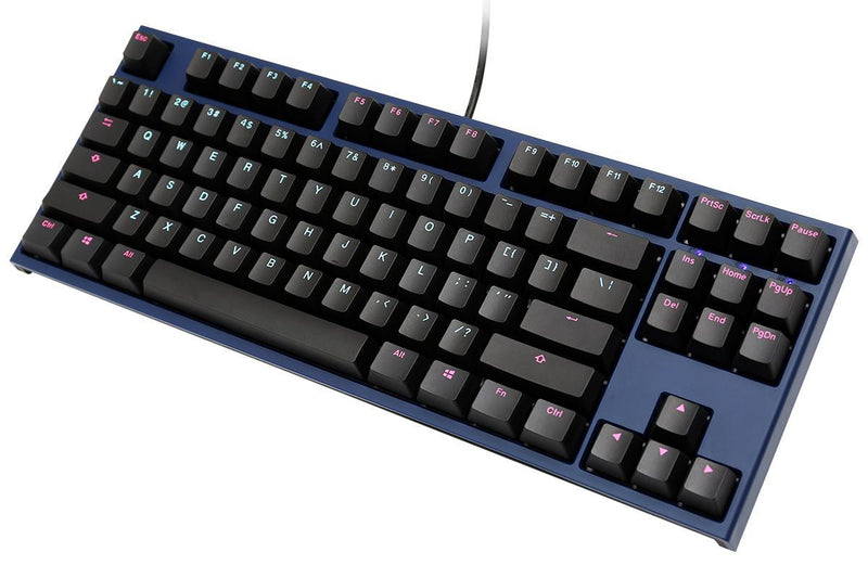 DUCKY ONE 2 MIDNIGHT TKL DOUBLE SHOT PBT MECHANICAL KEYBOARD CHERRY MX BLUE (DKON1887-CUSPDAZBM) - DataBlitz