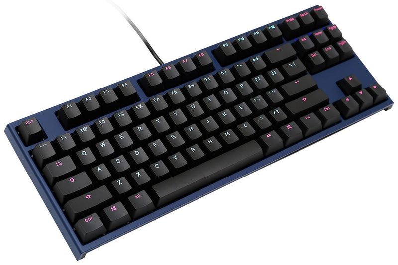 DUCKY ONE 2 MIDNIGHT TKL DOUBLE SHOT PBT MECHANICAL KEYBOARD CHERRY MX BLUE (DKON1887-CUSPDAZBM) - DataBlitz