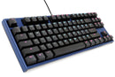 DUCKY ONE 2 MIDNIGHT TKL DOUBLE SHOT PBT MECHANICAL KEYBOARD CHERRY MX BLUE (DKON1887-CUSPDAZBM) - DataBlitz