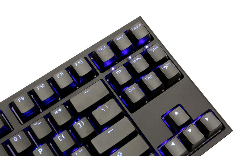 DUCKY ONE 2 TKL BLUE LED DOUBLE SHOT PBT MECHANICAL KEYBOARD CHERRY MX BLUE (DKON1887S-CUSPDAZB1) - DataBlitz