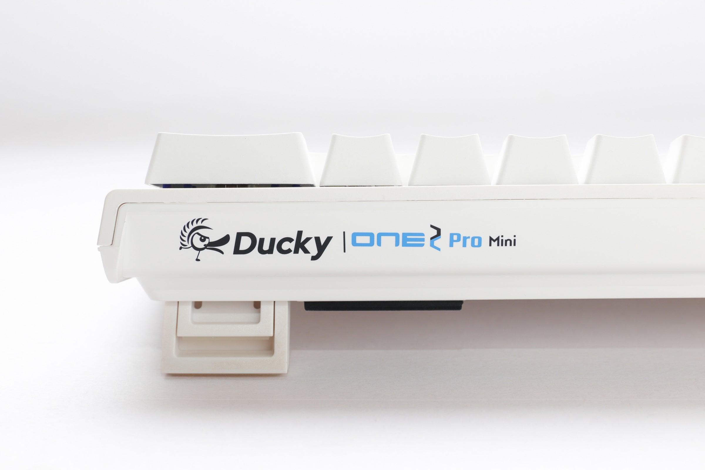 Ducky One 2 Pro Mini Pure White RGB LED 60% Double Shot PBT Mechanical Keyboard (Kailh Box Red Switch) (DKON2061ST-KUSPDWWTR2) - DataBlitz