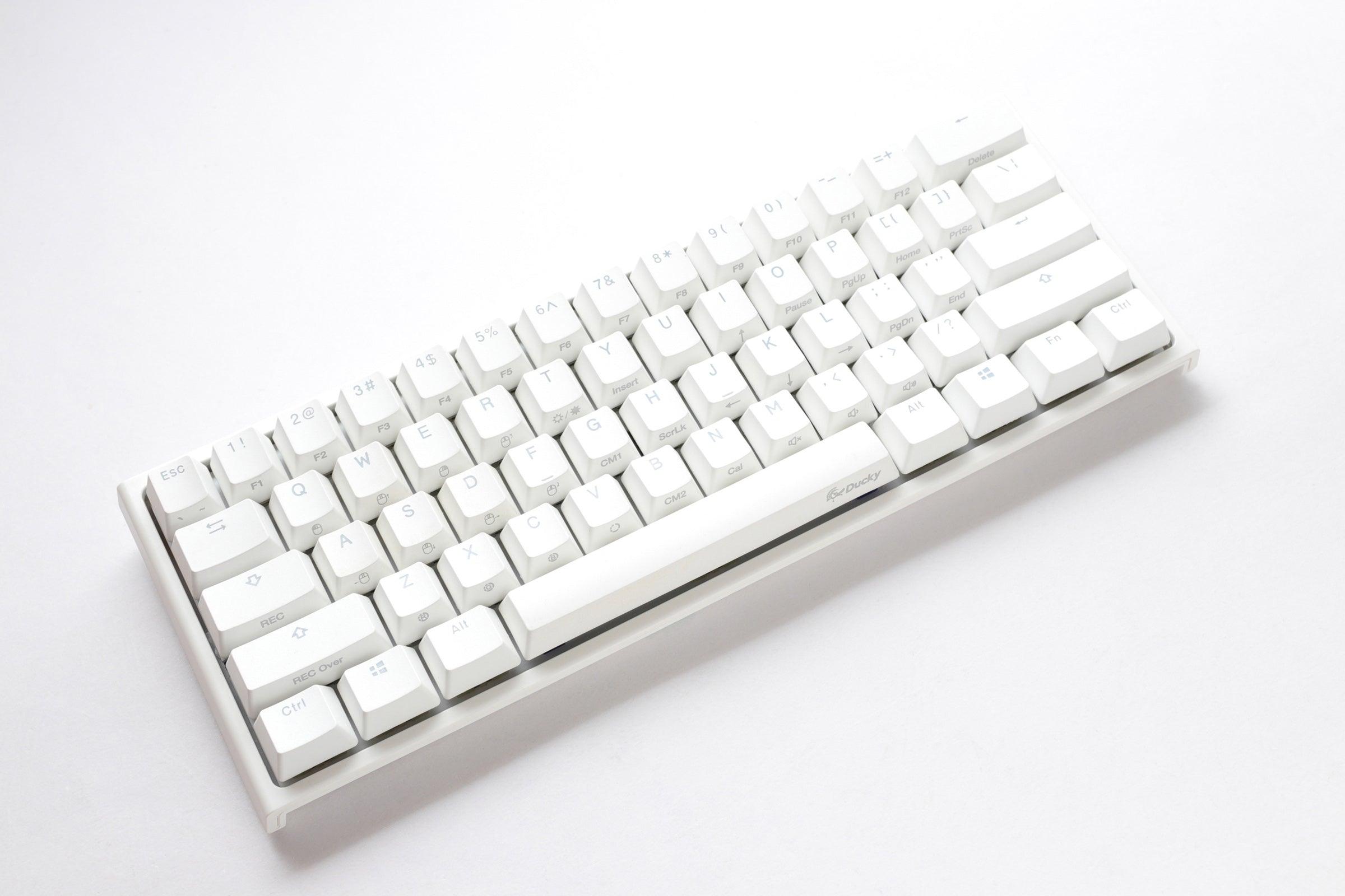Ducky One 2 Pro Mini Pure White RGB LED 60% Double Shot PBT Mechanical Keyboard (Kailh Box Brown Switch) (DKON2061ST-KUSPDWWTK2) - DataBlitz