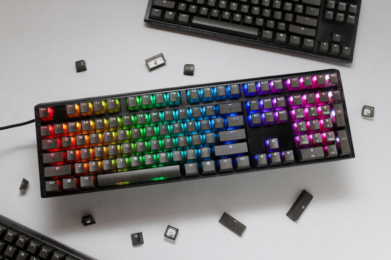 Ducky One 3 Full-Size Aura Black HotSwap RGB Double-Shot PBT Mechanical Keyboard (Cherry RGB Brown) (DKON2108ST-BUSPDABAAAC1) - DataBlitz