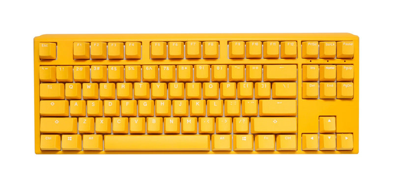 DUCKY One 3 Yellow TKL Hotswap RGB Double Shot PBT Quack Mechanical Keyboard (Cherry RGB Blue) (DKON2187ST-CUSPDYDYYYC1) - DataBlitz