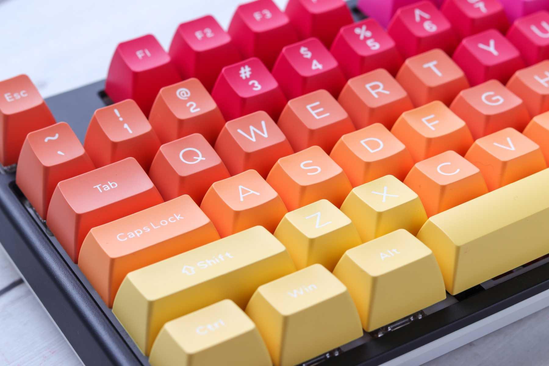 DUCKY 108-KEY ABS SEAMLESS DOUBLESHOT AFTERGLOW SA KEYCAP SET (DKSA108-USADZZWSG) - DataBlitz