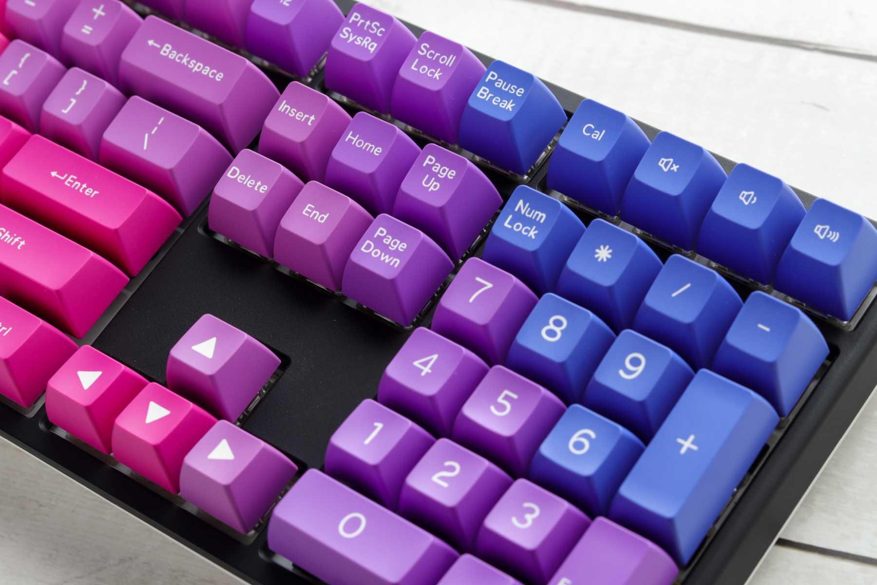 DUCKY 108-KEY ABS SEAMLESS DOUBLESHOT AFTERGLOW SA KEYCAP SET (DKSA108-USADZZWSG) - DataBlitz