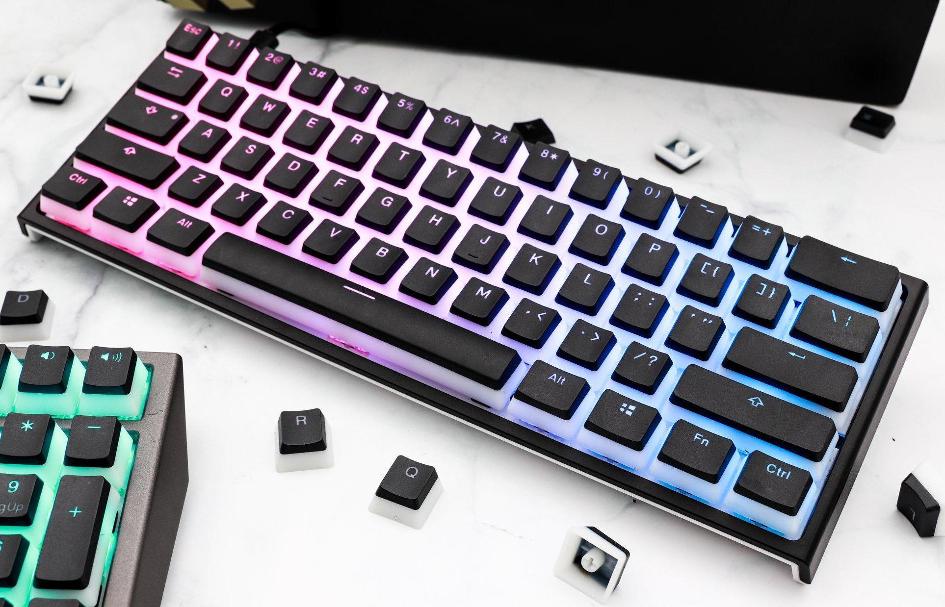 DUCKY 108-KEY PBT SEAMLESS DOUBLESHOT PUDDING KEYCAP SET (DKSA108-USPDAWNO2) - DataBlitz