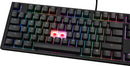 DUCKY SHINE 7 BLACKOUT RGB LED DOUBLE SHOT PBT MECHANICAL KEYBOARD CHERRY RGB BLUE (DKSH1808ST-CUSPDAAT1) - DataBlitz