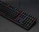 DUCKY SHINE 7 BLACKOUT RGB LED DOUBLE SHOT PBT MECHANICAL KEYBOARD CHERRY RGB BLUE (DKSH1808ST-CUSPDAAT1) - DataBlitz