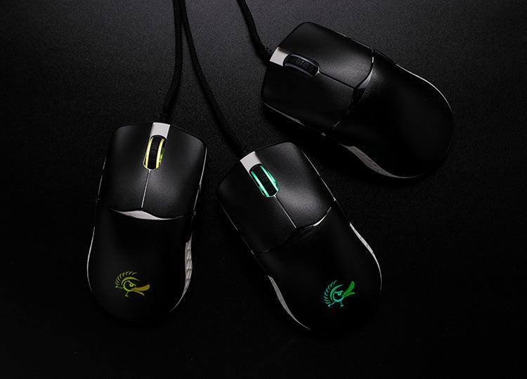 DUCKY FEATHER BLACK & WHITE EDITION GAMING MOUSE (DMFE20O-OAZPA7A) - DataBlitz