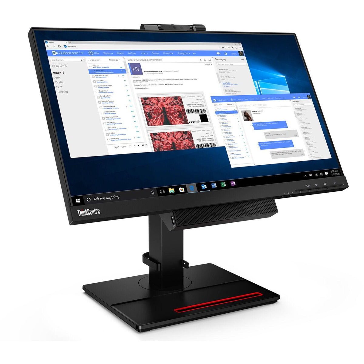 Lenovo Thinkcentre TIO 22 11GSPAR1WW 21.5" Gen4 Monitor