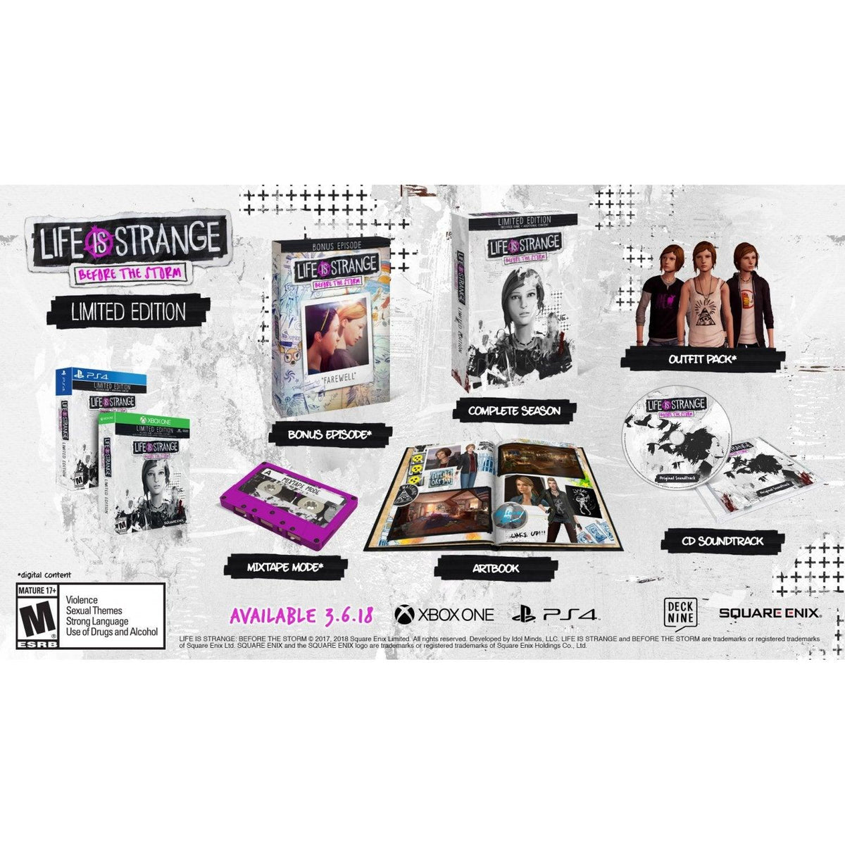 XBOXONE LIFE IS STRANGE BEFORE THE STORM LIMITED EDITION (US) (ENG/FR) - DataBlitz