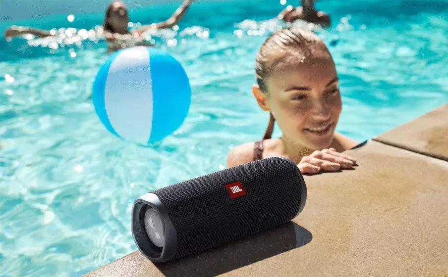 JBL FLIP 5 PORTABLE WATERPROOF SPEAKER (BLUE) - DataBlitz