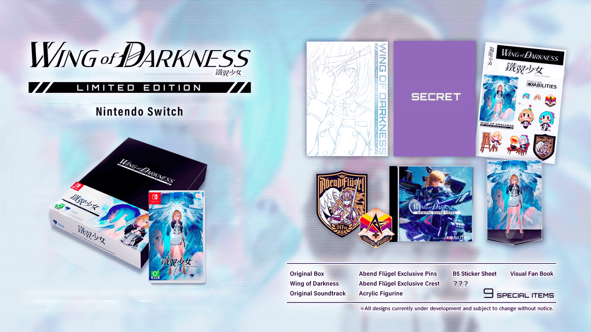 NINTENDO SWITCH WING OF DARKNESS LIMITED EDITION