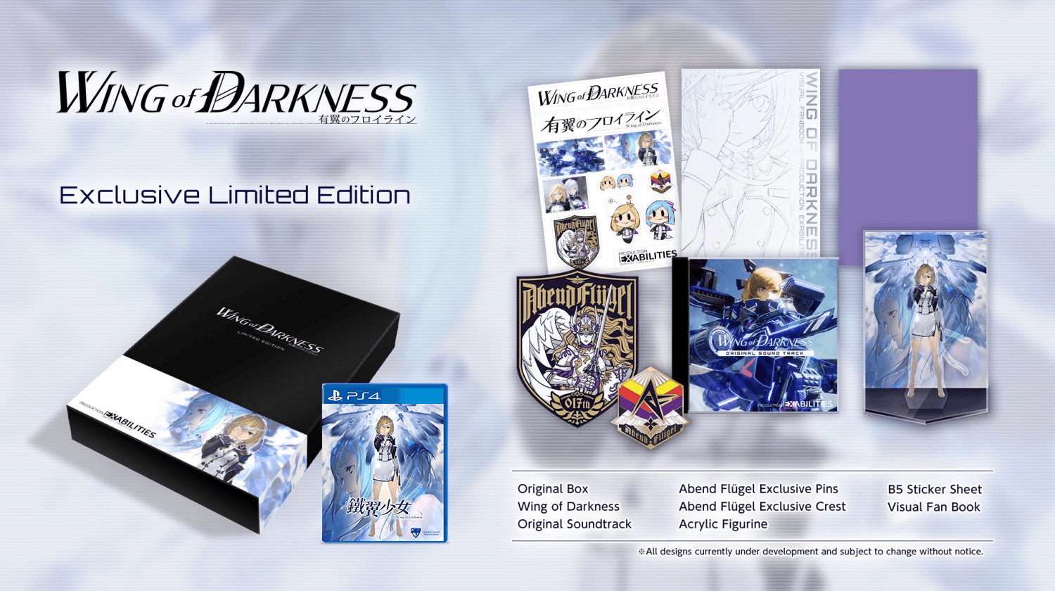 PS4 WING OF DARKNESS LIMITED EDITION REG.3 - DataBlitz
