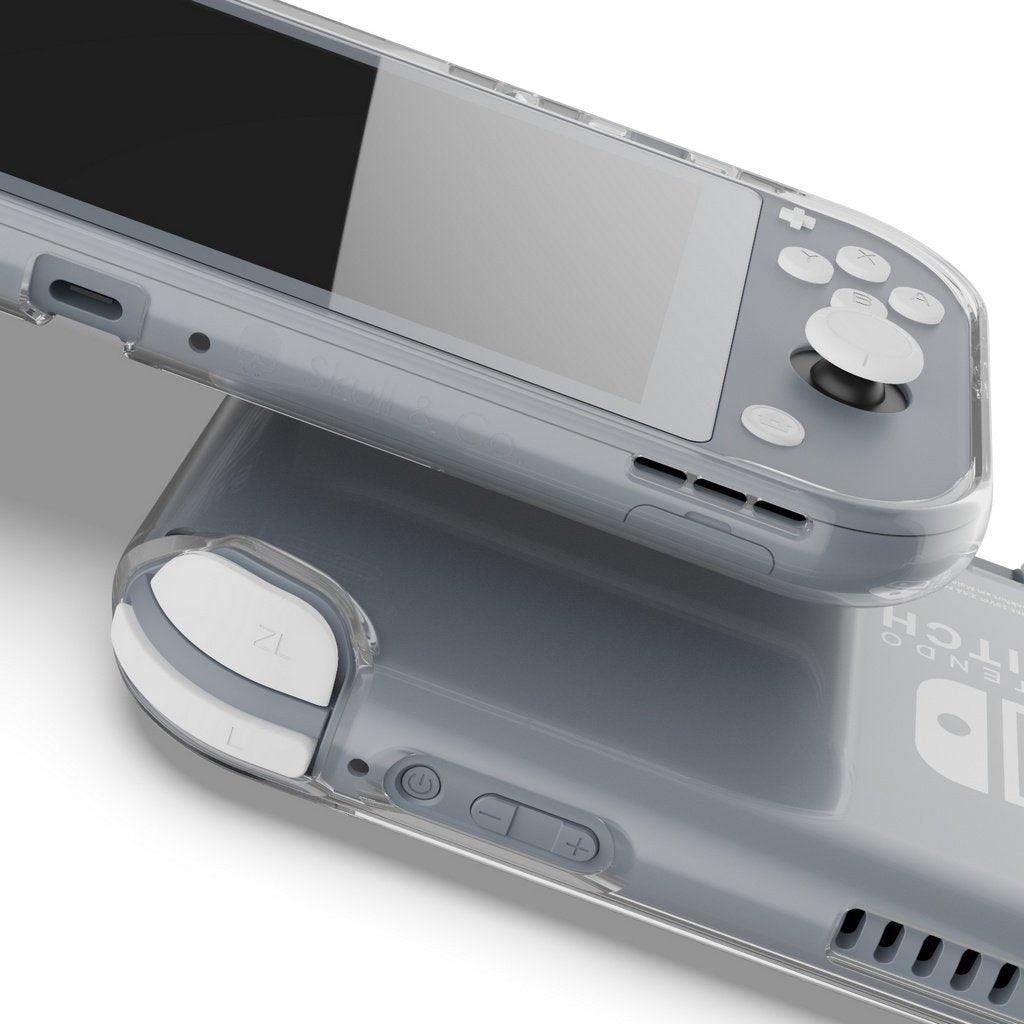SKULL & CO. NSW EDC CASE + LITE CASE BUNDLE CLEAR FOR SWITCH LITE (NSLCSET-CL) - DataBlitz