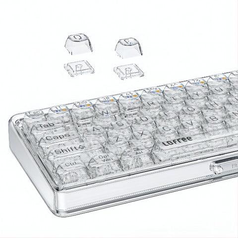 Lofree 1% Fresnel Dual-Mode Mechanical Keyboard (Clear) - DataBlitz