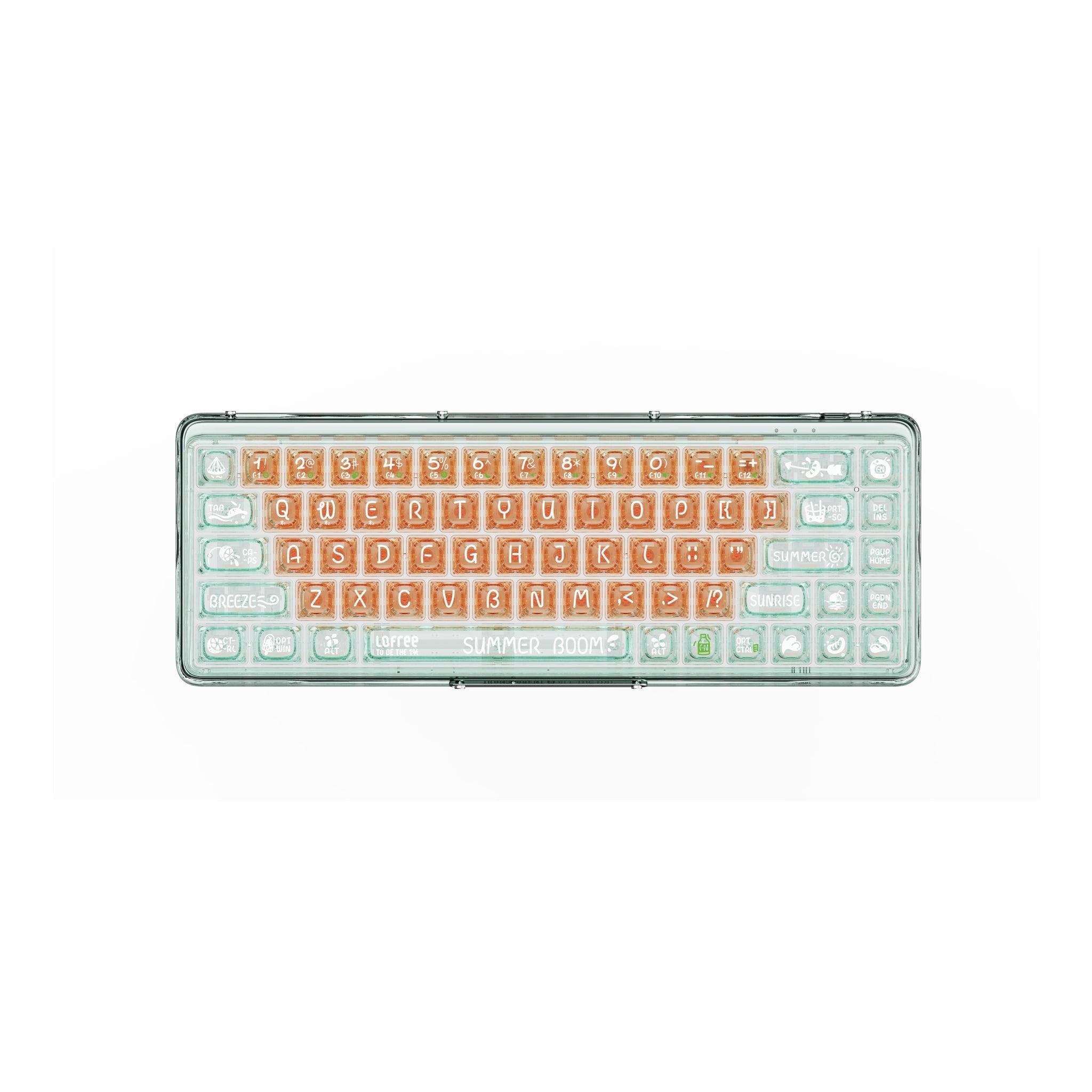 Lofree 1% Fresnel Dual-Mode Mechanical Keyboard (Orange) - DataBlitz