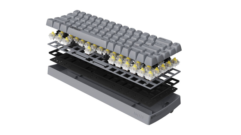 Lofree Touch 100 Keys Triple Mode Wireless Mechanical Keyboard (Grey)