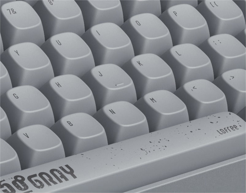 Lofree Touch 100 Keys Triple Mode Wireless Mechanical Keyboard (Grey)