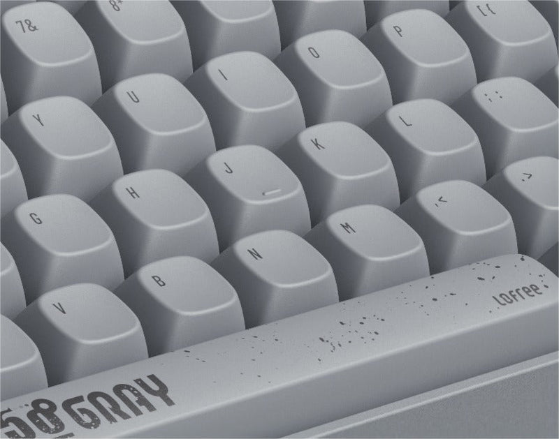 Lo Free Keyboard Rocker Lofree Touch 68 Keys Triple Mode Wireless Mechanical Keyboard (Grey)