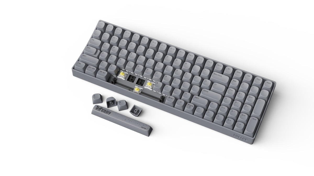 Lofree Touch 100 Keys Triple Mode Wireless Mechanical Keyboard (Grey)