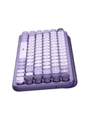 Logitech Pop Keys Wireless Mechanical Keyboard With Customizable Emoji Keys (Cosmos Lavender) - DataBlitz