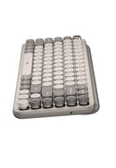 Logitech Pop Keys Wireless Mechanical Keyboard With Customizable Emoji Keys (Mist Sand) - DataBlitz