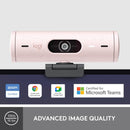 Logitech Brio 500 Full HD Webcam With HDR (Rose) - DataBlitz