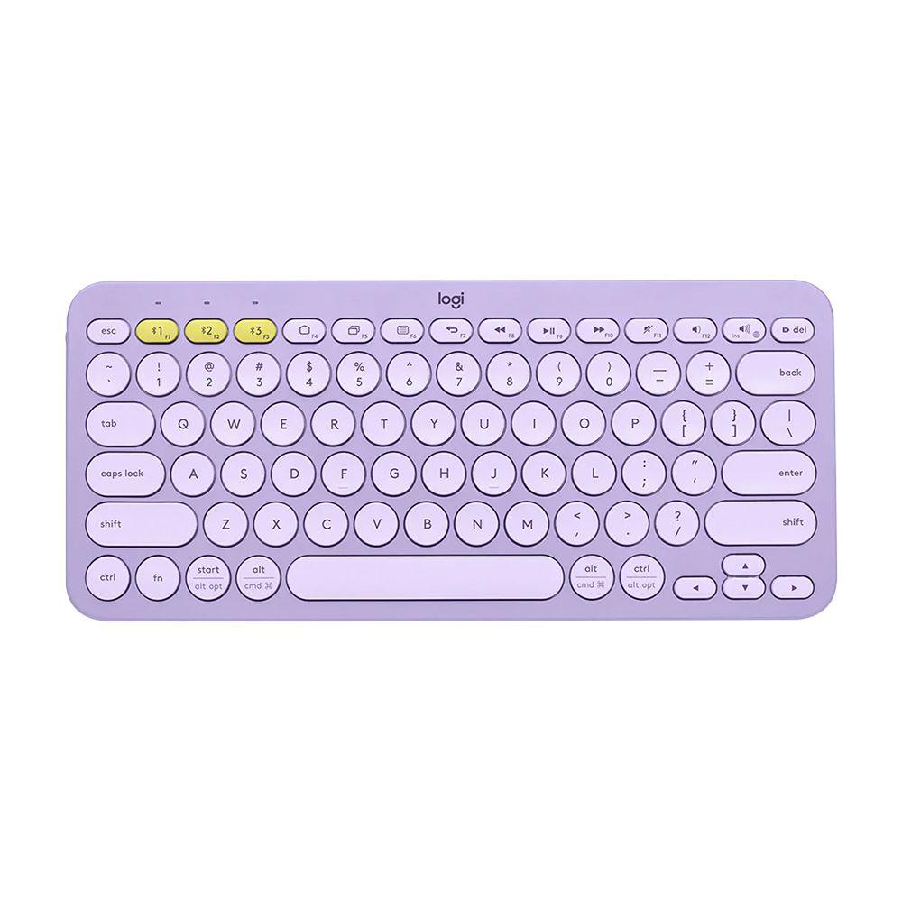 LOGITECH K380 Multi-Device Bluetooth Keyboard (Lavender) - DataBlitz
