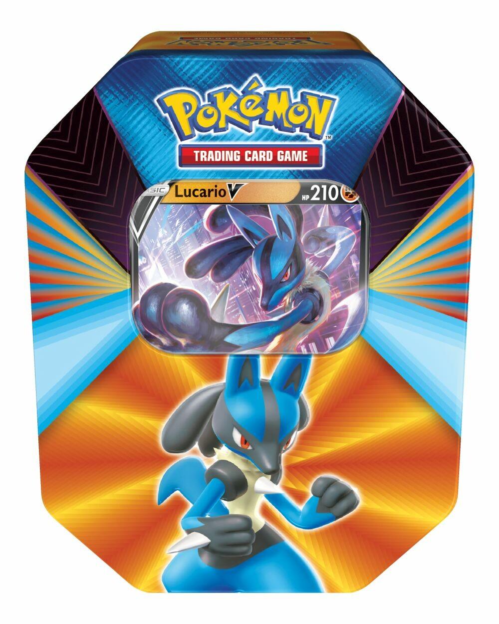 POKEMON TRADING CARD GAME SPRING V FORCES TIN (LUCARIO V) - DataBlitz