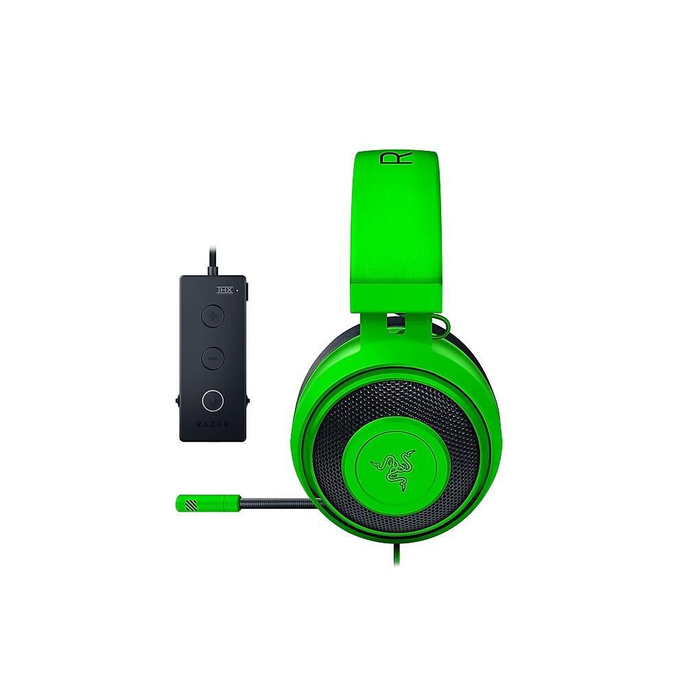 Razer Kraken Tournament Edition Wired Gaming Headset With USB Audio Controller (Green)