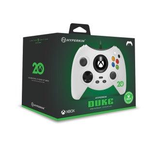 XBOX Hyperkin Duke Wired Controller For XBOX Series X|S/XBOX One/Windows 10 (XBOX 20th Anniversary Limited Edition) (White) - DataBlitz