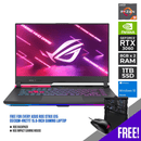 ASUS ROG STRIX G15 G513QM-HN271T GAMING LAPTOP | 15.6" FHD | RYZEN 9 5900HX | 16GB DDR4 | 1TB SSD | RTX 3060 | WIN10 + ROG BACKPACK & ROG IMPACT GAMING MOUSE - DataBlitz